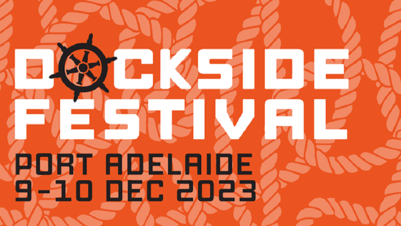 Dockside festival flyer