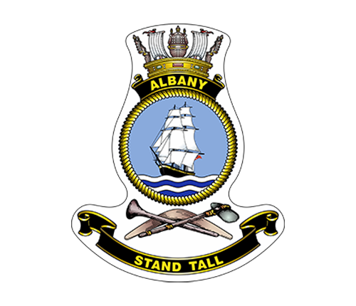 HMAS Albany badge