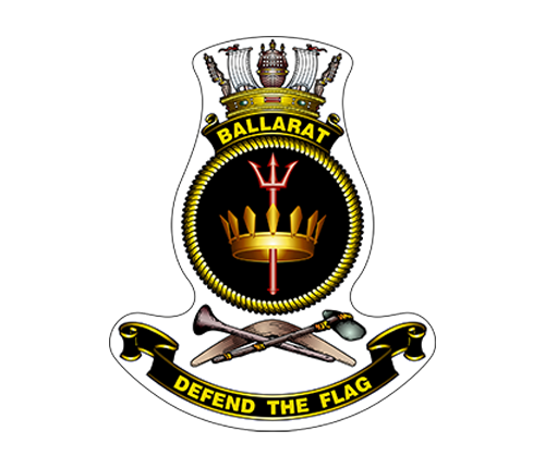 HMAS Ballarat badge