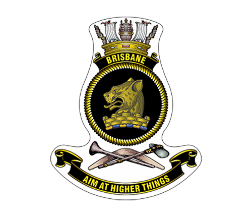 HMAS Brisbane (III) badge