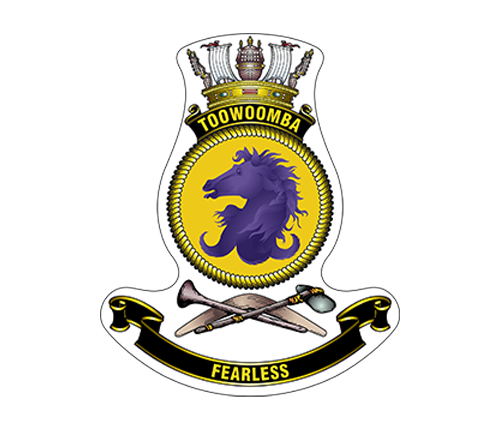 HMAS Toowoomba (II) badge